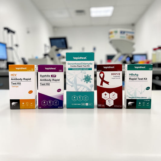 Full At-Home STI Test Bundle – Chlamydia, Gonorrhoea, Syphilis & HIV