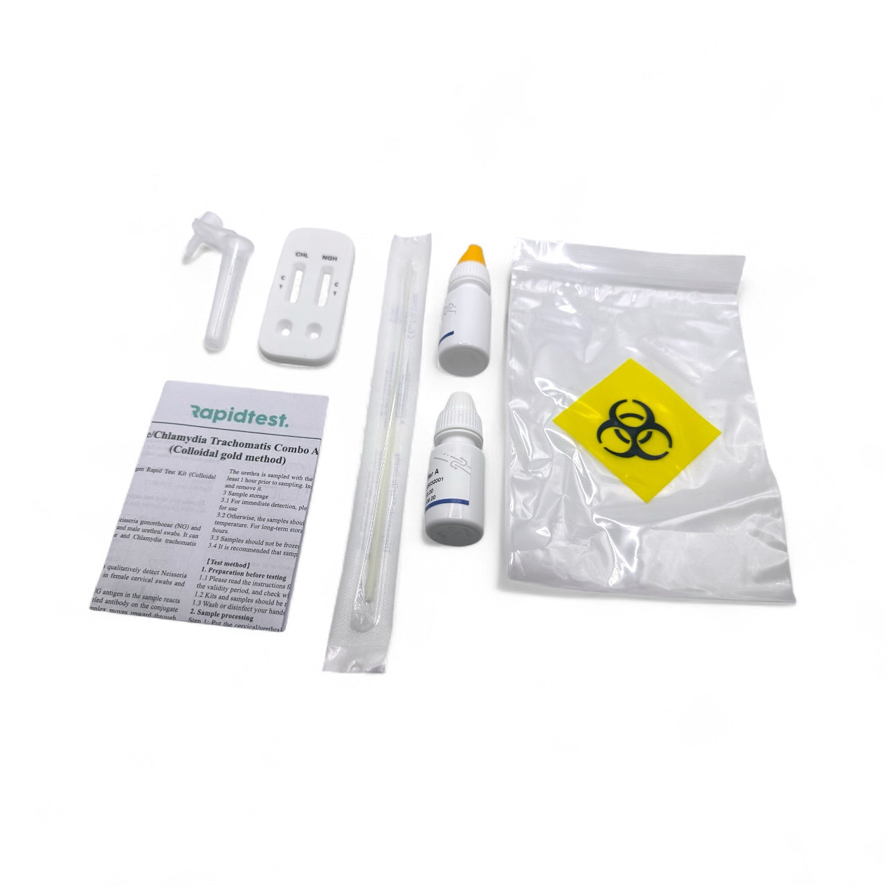 Full At-Home 4-in-1 STI Test Bundle – Chlamydia, Gonorrhoea, Syphilis & HIV