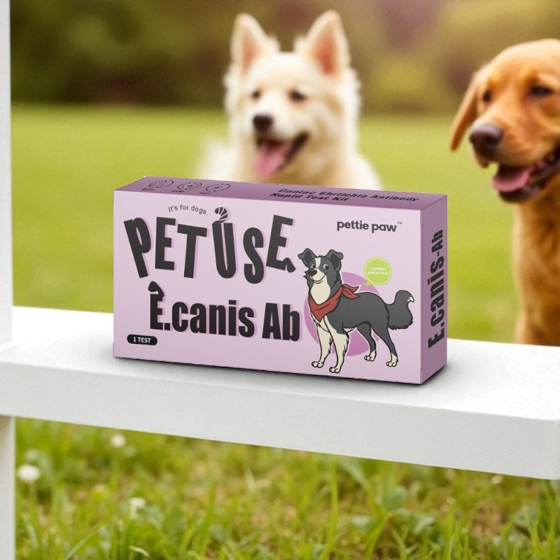 Dog Ehrlichia (Tick-Bourne Disease) Antibody RapidTest - Blood Test - Results at Home without Vets