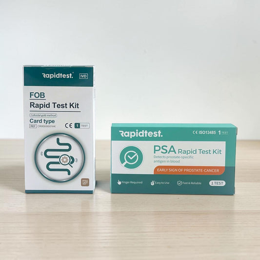 At-Home Male PSA and FOB Testing Kits - Results in 15 minutes, no lab or appointment needed.