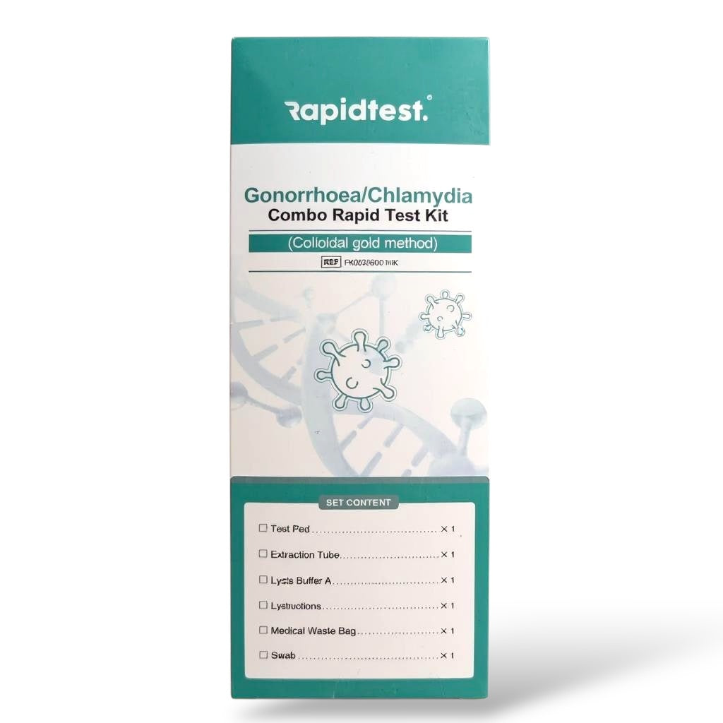 At-Home Chlamydia &; Gonorrhoea Combo Test Kit – Dual Detection in 15 Minutes