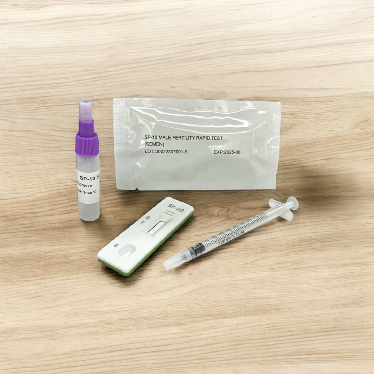 SP-10 Male Fertility Test Kit - At-Home Sperm Concentration & Fertility Screening