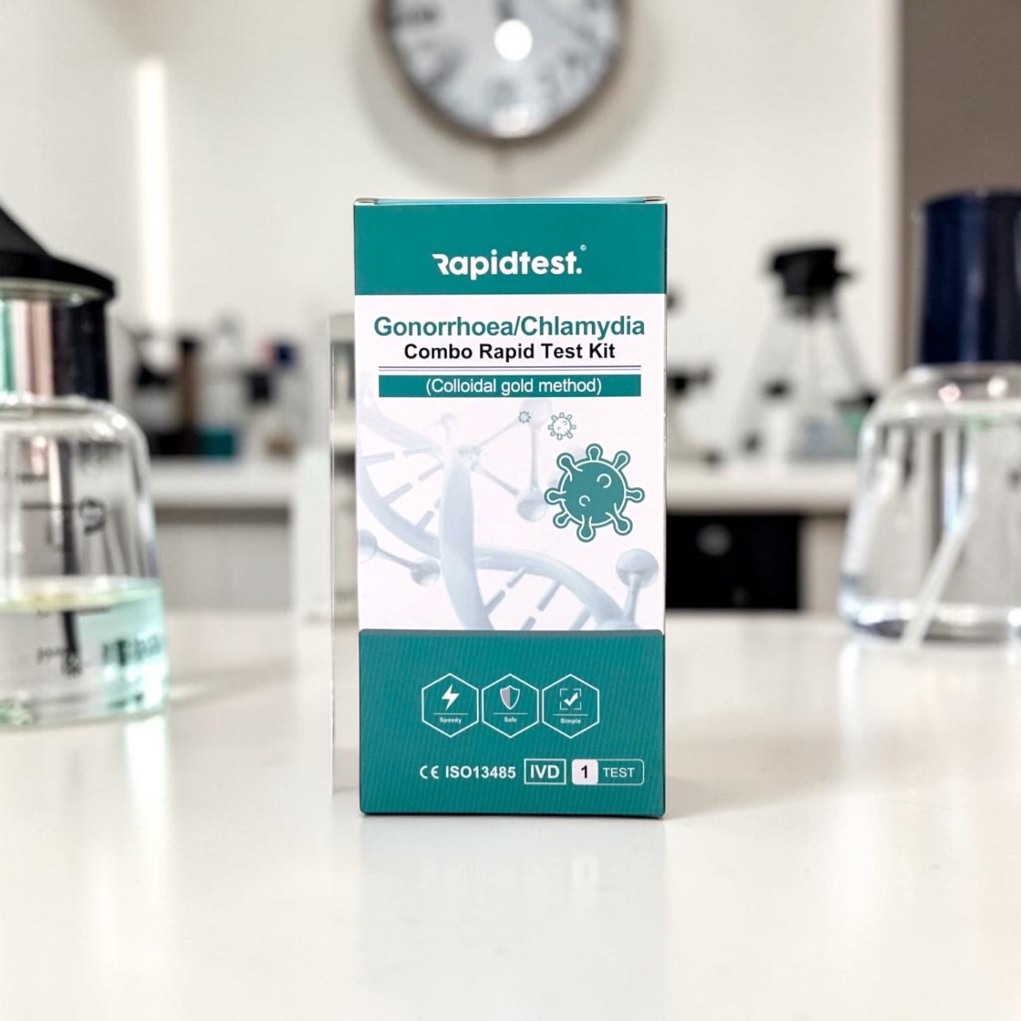 At-Home Chlamydia & Gonorrhoea Combo Test Kit – Dual Detection in 15 Minutes