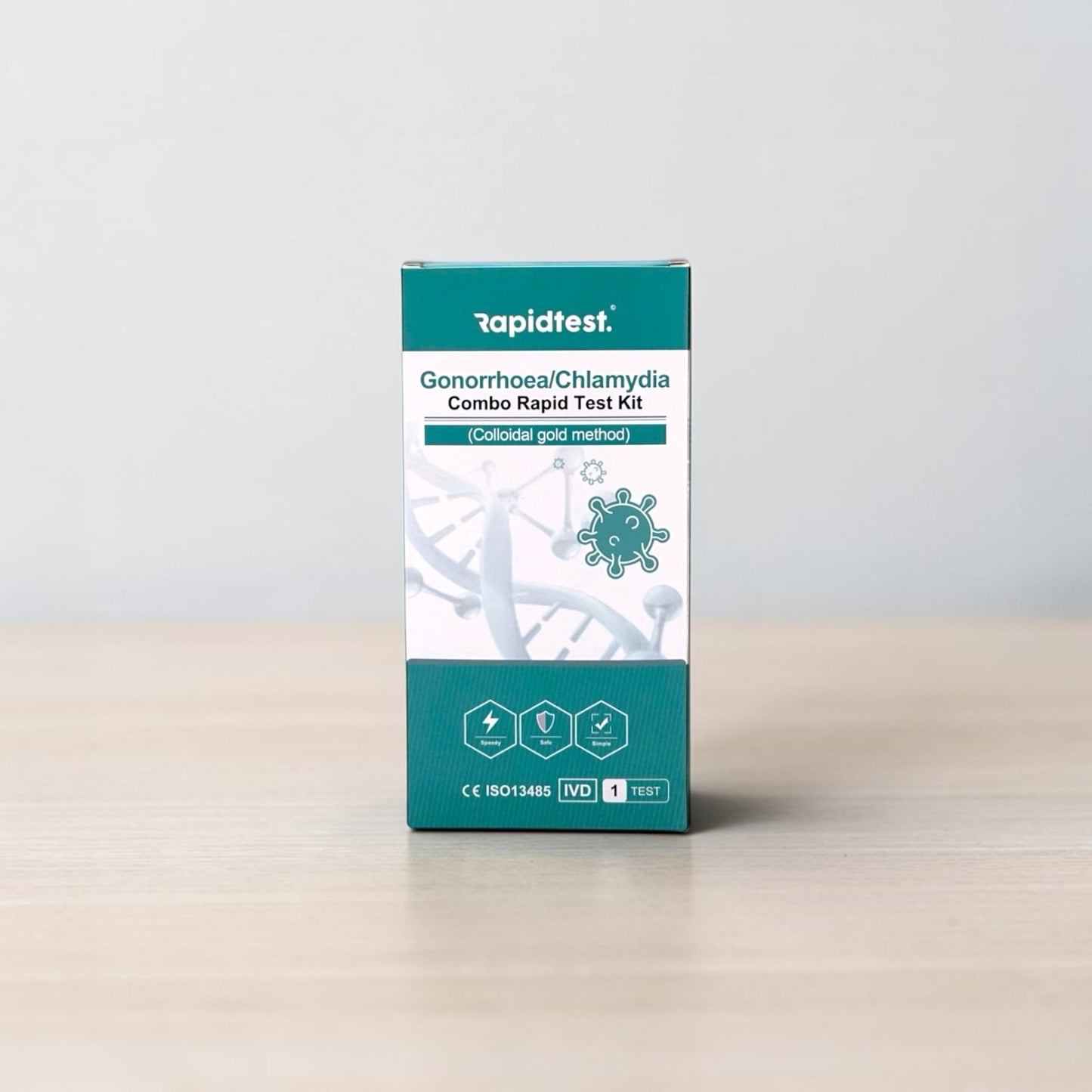 At-Home Chlamydia & Gonorrhoea Combo Test Kit – Dual Detection in 15 Minutes