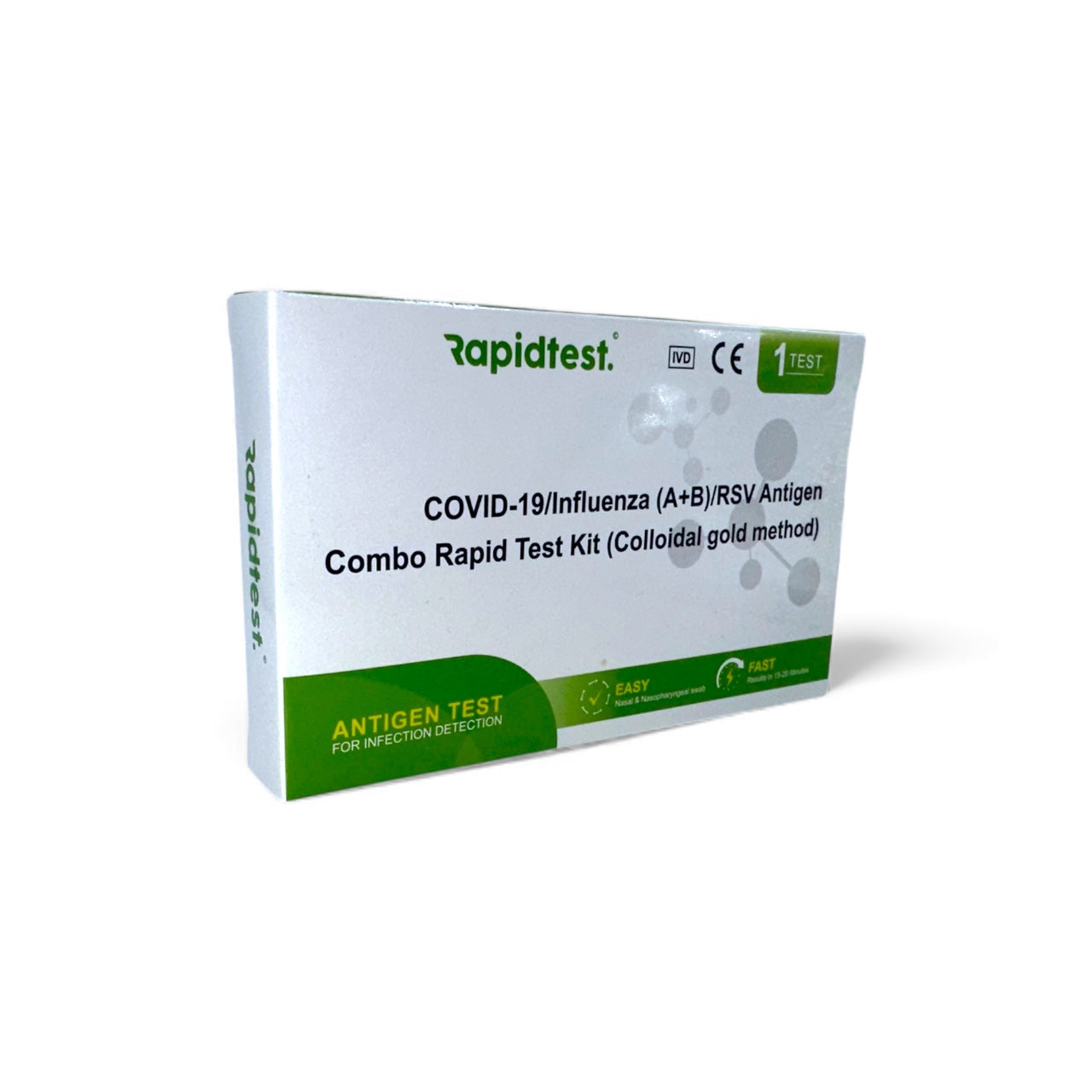 At-Home COVID-19 & Flu A/B Combo Rapid Test – Know Which Virus It Is in 15 Minutes