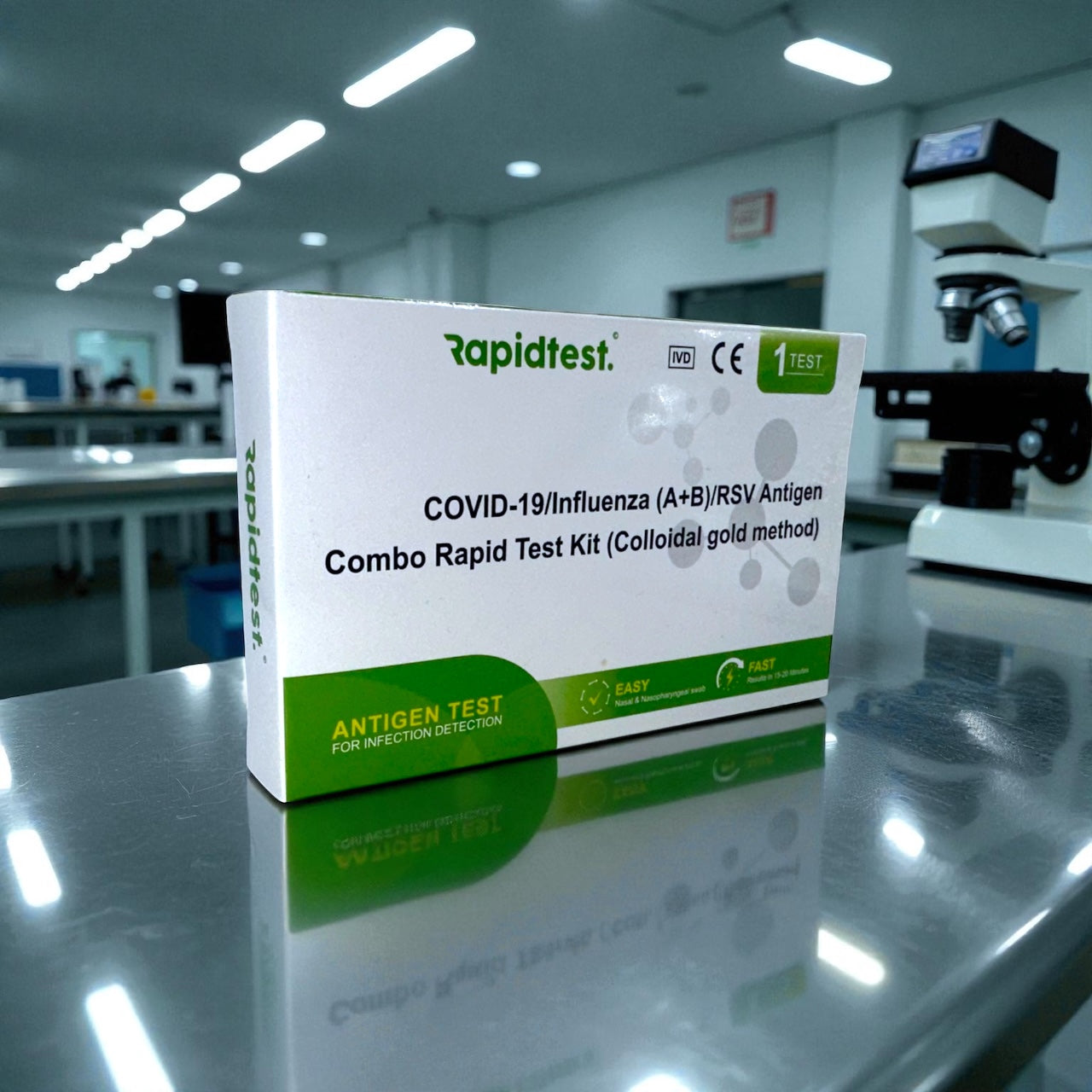 At-Home COVID-19 & Flu A/B Combo Rapid Test – Know Which Virus It Is in 15 Minutes