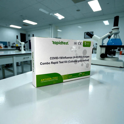 At-Home COVID-19 & Flu A/B Combo Rapid Test – Know Which Virus It Is in 15 Minutes