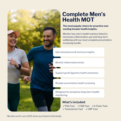 At-Home Full Men's Health MOT - Results in 15 mins