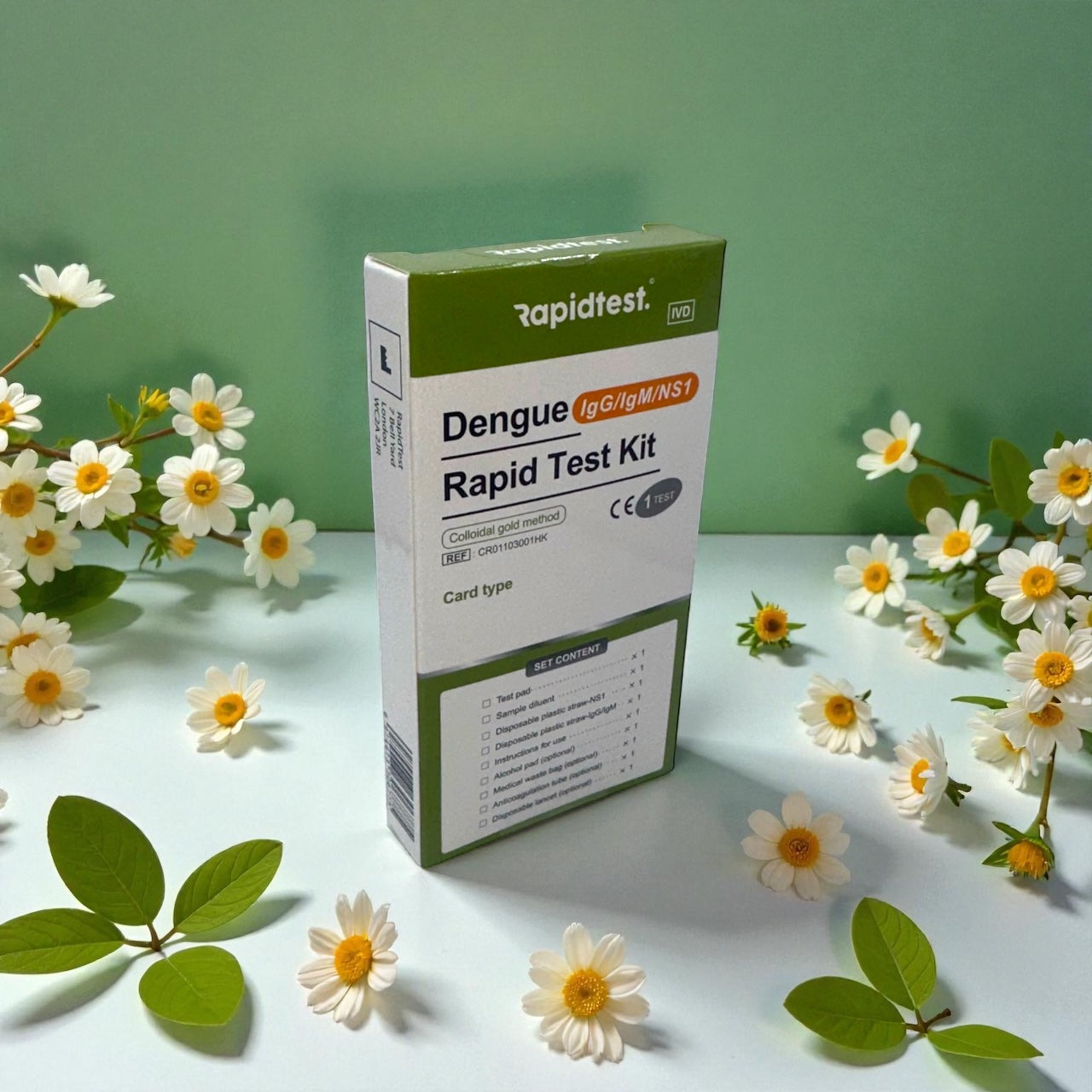 Dengue Fever Rapid Test Kit – Fast, Accurate At-Home Screening in 15 Minutes