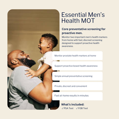 At-Home Full Men's Health MOT - Results in 15 mins