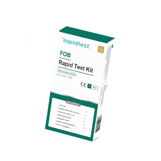 RapidTest - At Home Fecal Occult Blood Testing Kit (FOB) - Results in 5-10 mins - Over 99% Accurate