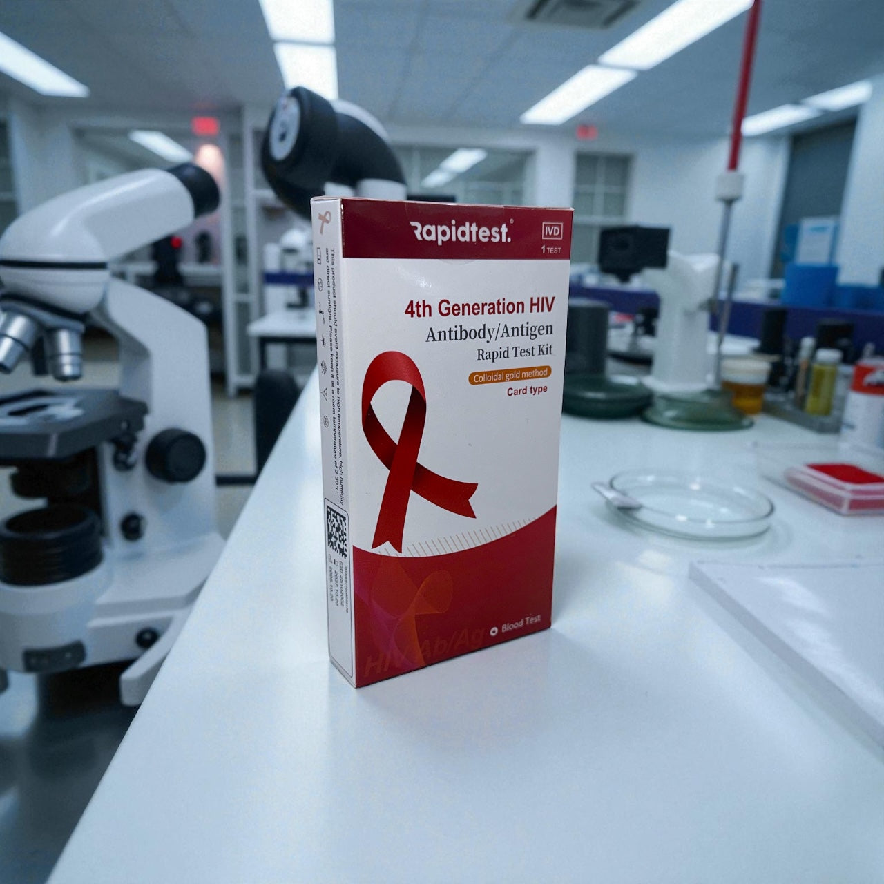 RapidTest - HIV 4th Gen at Home Testing Kit - Results in 15 mins - 99.8% Accurate