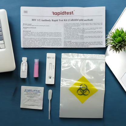 Full At-Home 4-in-1 STI Test Bundle – Chlamydia, Gonorrhoea, Syphilis & HIV