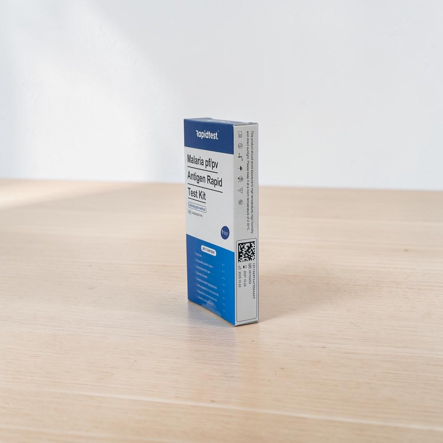 Malaria pf/pv Antigen at home self test kit - Travel Tests - rapidtest.co