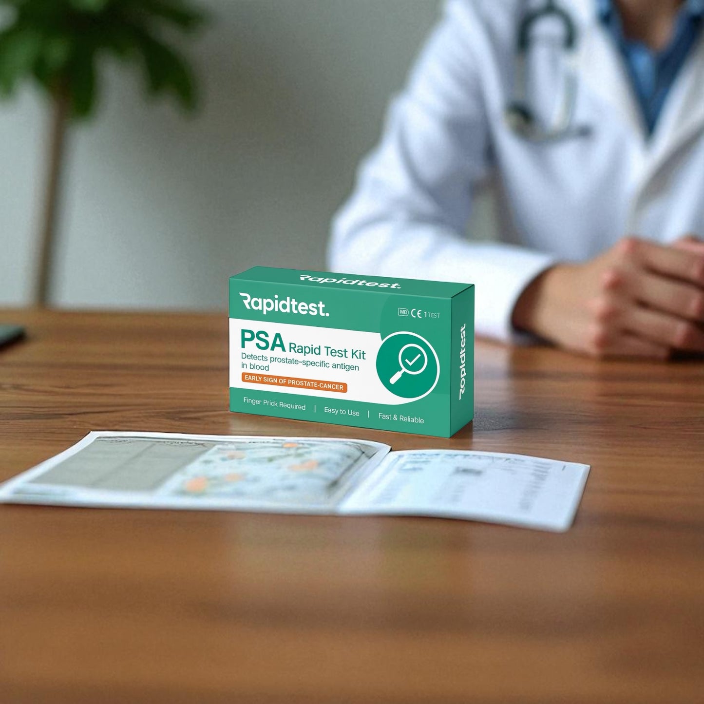 PSA RapidTest: Results at home in 10 Minutes for Early Prostate Cancer Detection. 98.79% Accurate