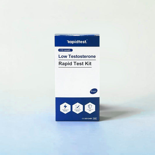At-Home Low Testosterone Rapid Test Kit - Results in 5 mins