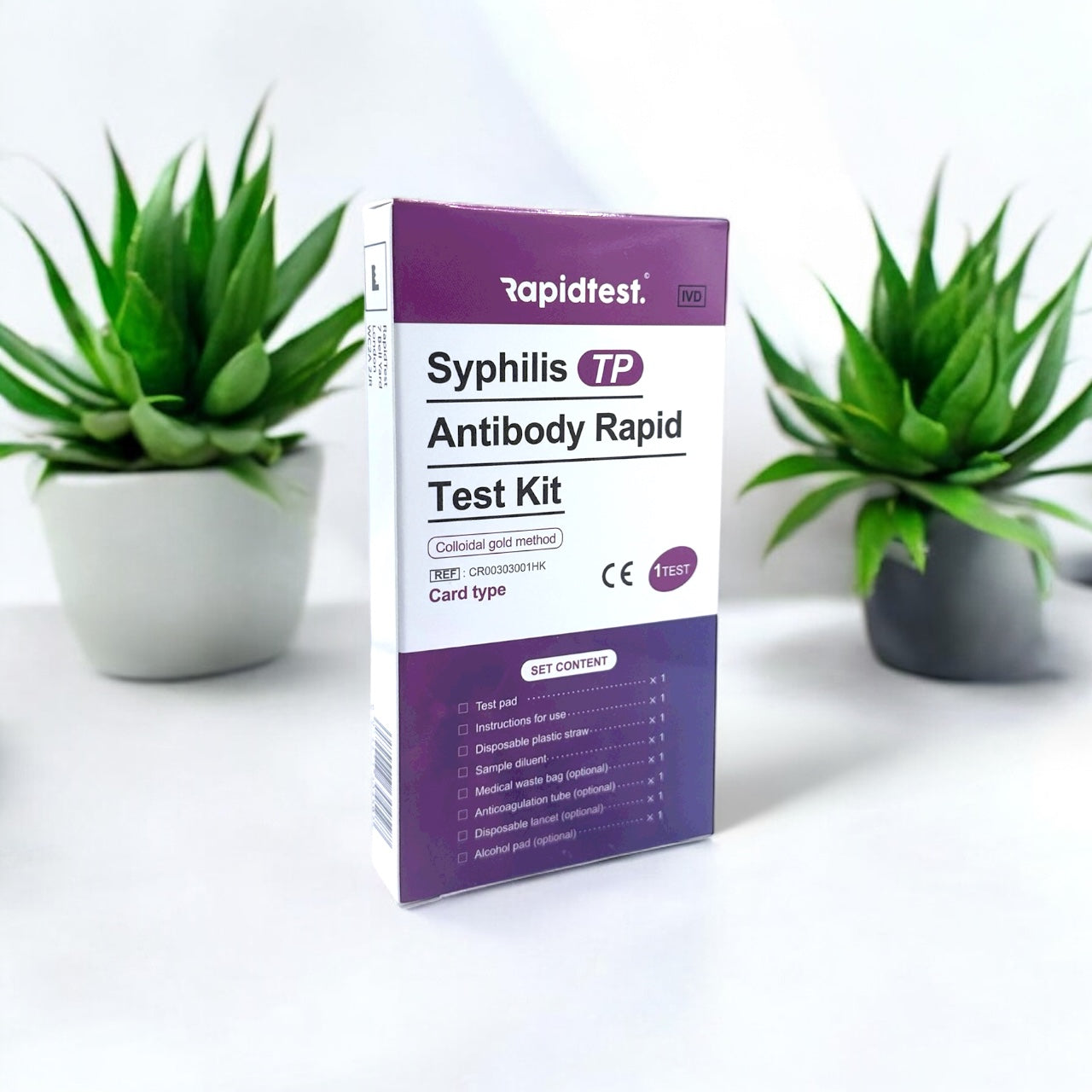 Full At-Home 4-in-1 STI Test Bundle – Chlamydia, Gonorrhoea, Syphilis & HIV