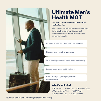 At-Home Full Men's Health MOT - Results in 15 mins